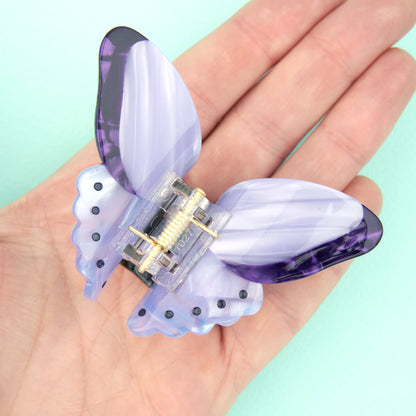 Pince à cheveux Papillon mauve Coucou Suzette vue complémentaire 2