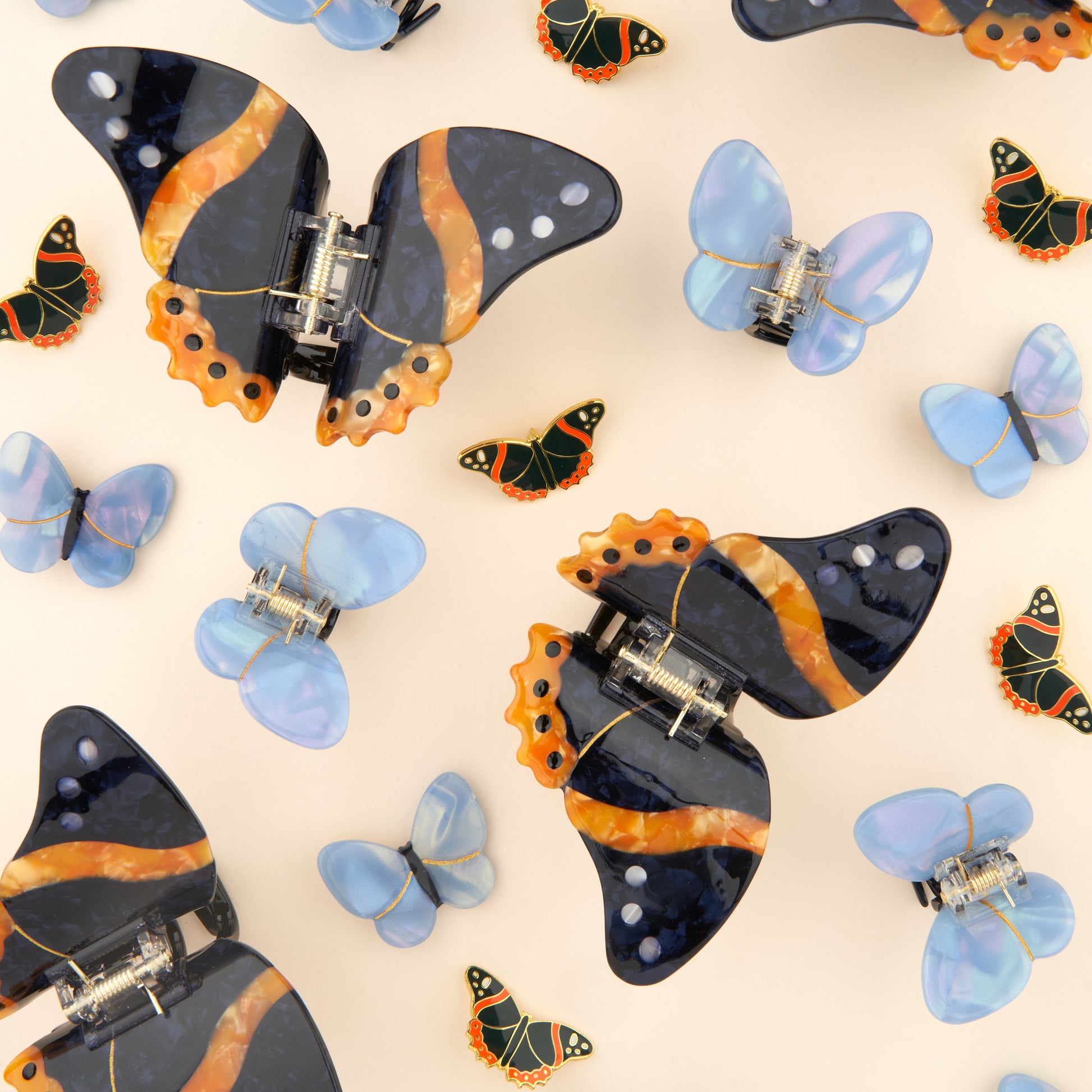 Pince à cheveux Papillon noir Coucou Suzette vue complémentaire 4