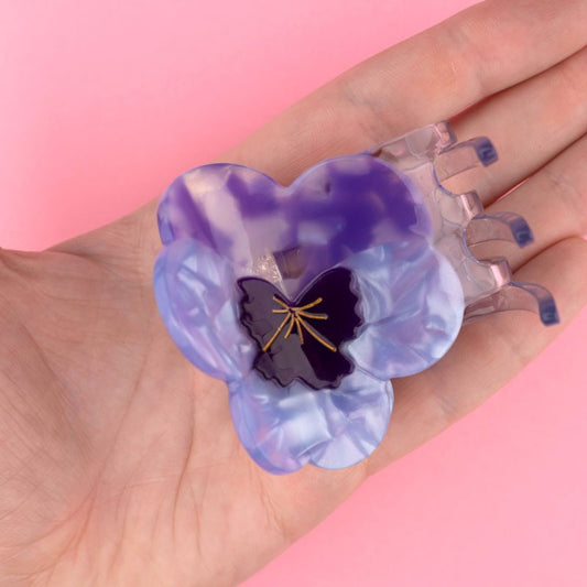 Pince à cheveux Pensées mauves Coucou Suzette Pensée Mauve vue produit