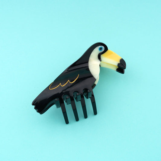 Grande pince à cheveux Toucan Coucou Suzette – vue produit