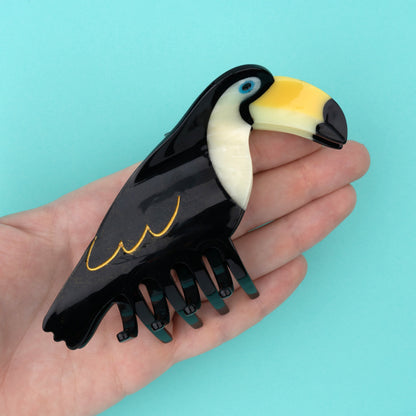 Grande pince à cheveux Toucan Coucou Suzette – vue complémentaire 3