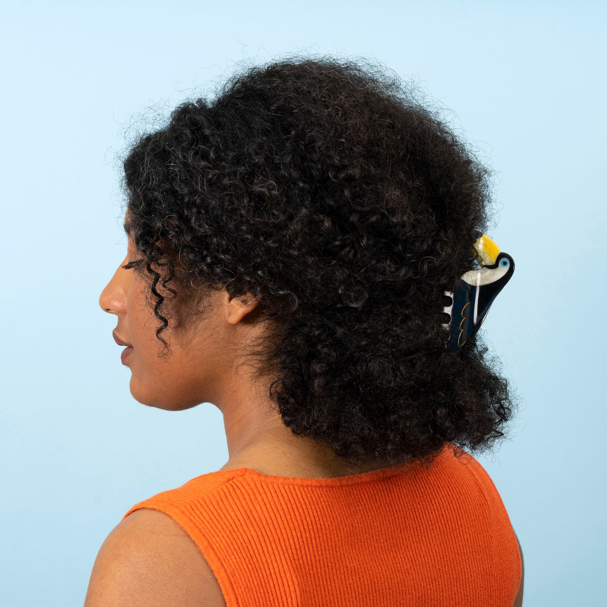 Grande pince à cheveux Toucan Coucou Suzette – vue complémentaire 4