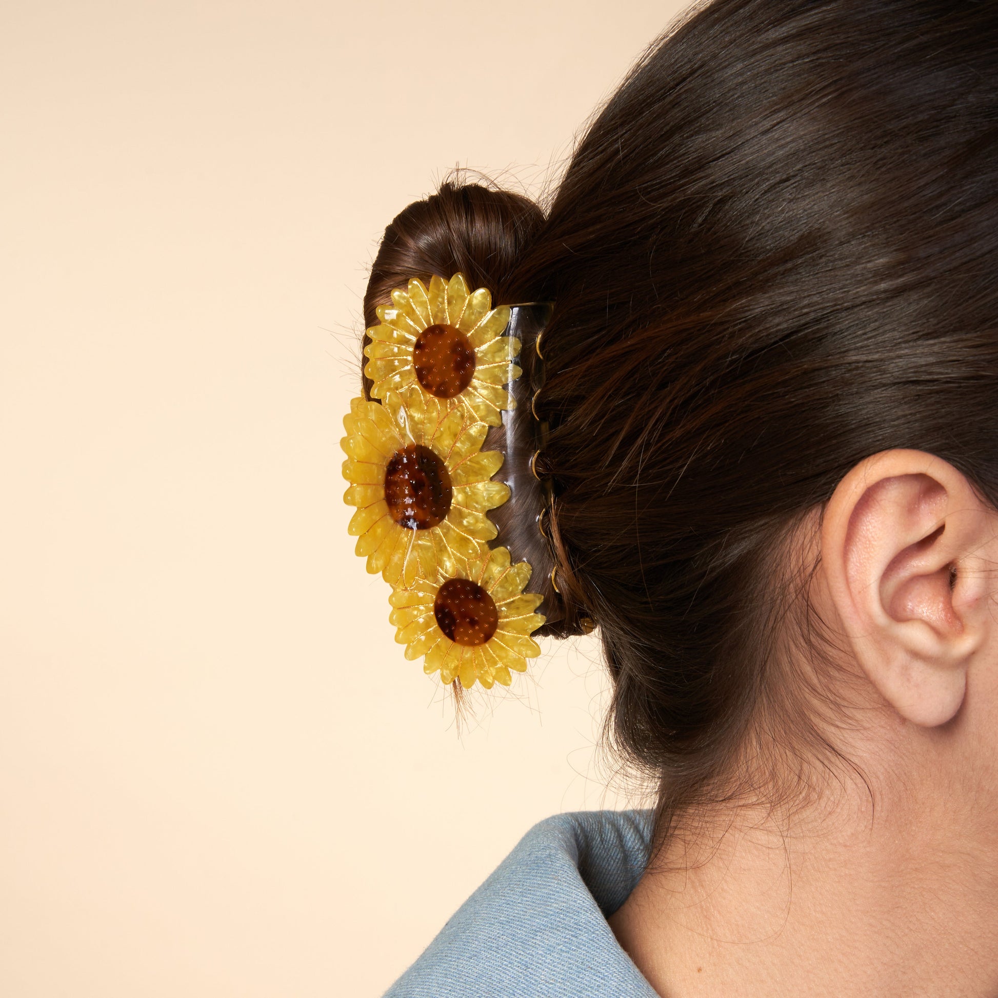 Pince à cheveux Trio Tournesols Coucou Suzette vue complémentaire 3