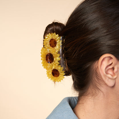 Pince à cheveux Trio Tournesols Coucou Suzette vue complémentaire 3
