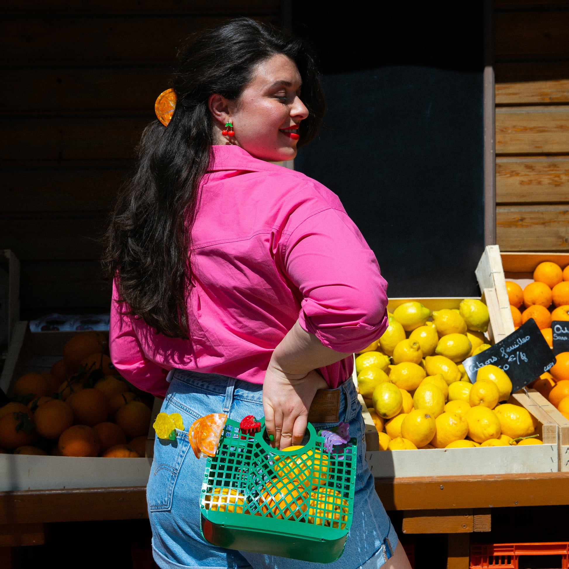 Pince à cheveux fleur d'oranger Coucou Suzette vue complémentaire