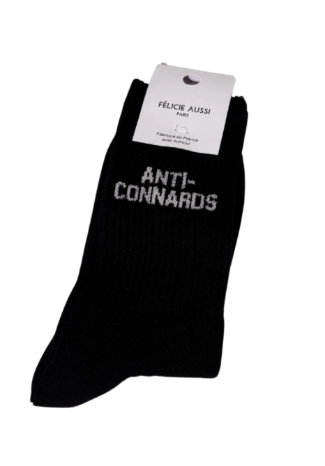 Chaussettes Anti-connards Noir - 36/40 Félicie Aussi