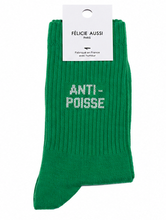 Chaussettes Anti-poisse Vert - 36/40 Félicie Aussi