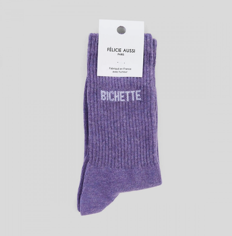Chaussettes Bichette Violet - 36/40 Félicie Aussi