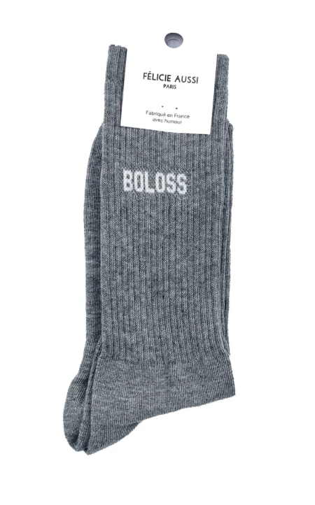 Chaussettes Boloss Gris - 40/45 Félicie Aussi