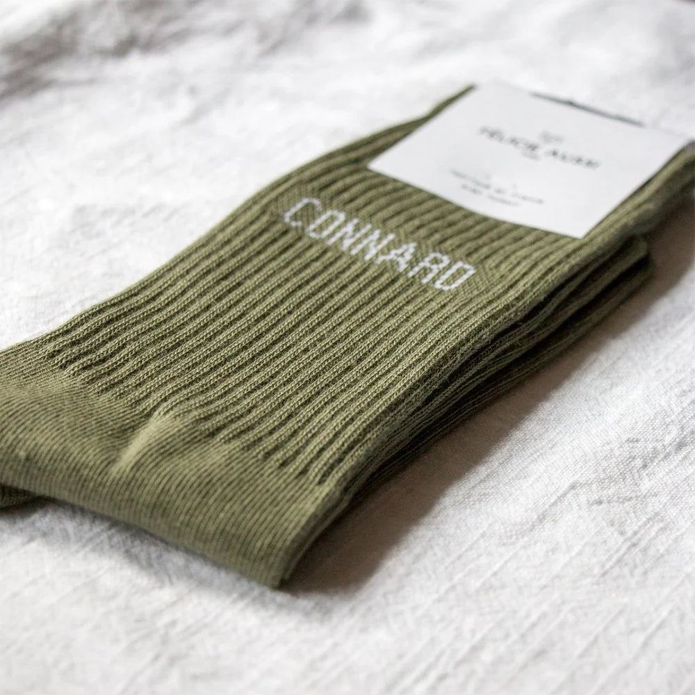 Chaussettes Connard kaki 40/45 Félicie Aussi
