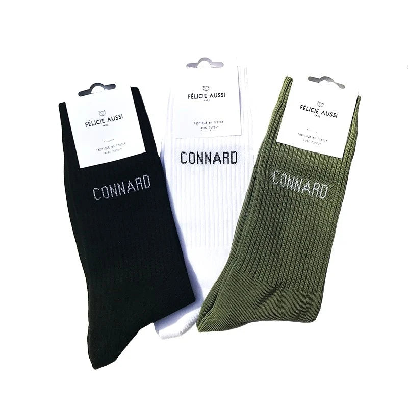 Chaussettes Connard noir 40/45 Félicie Aussi avec étiquette