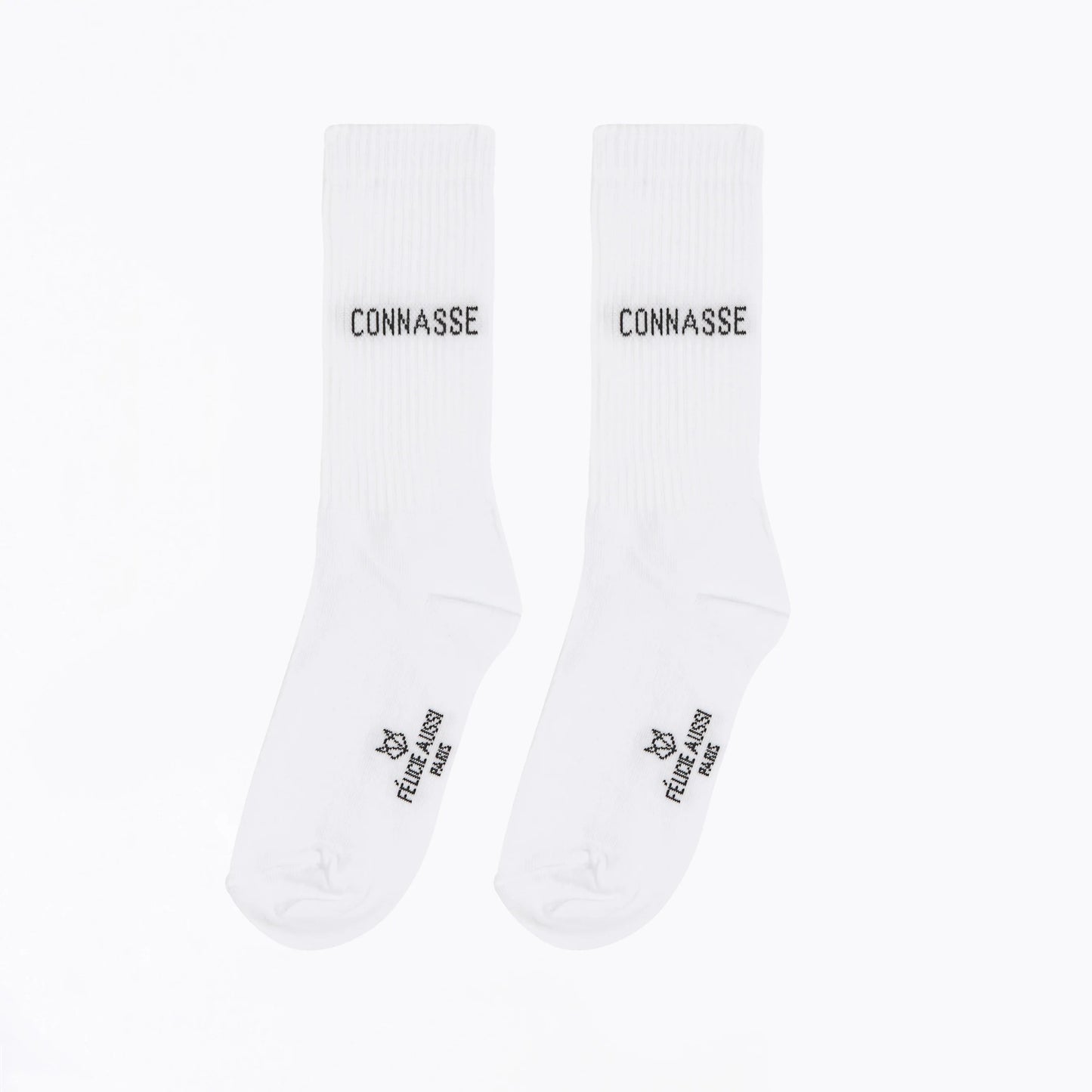 Chaussettes Connasse blanc 40/45 Félicie Aussi