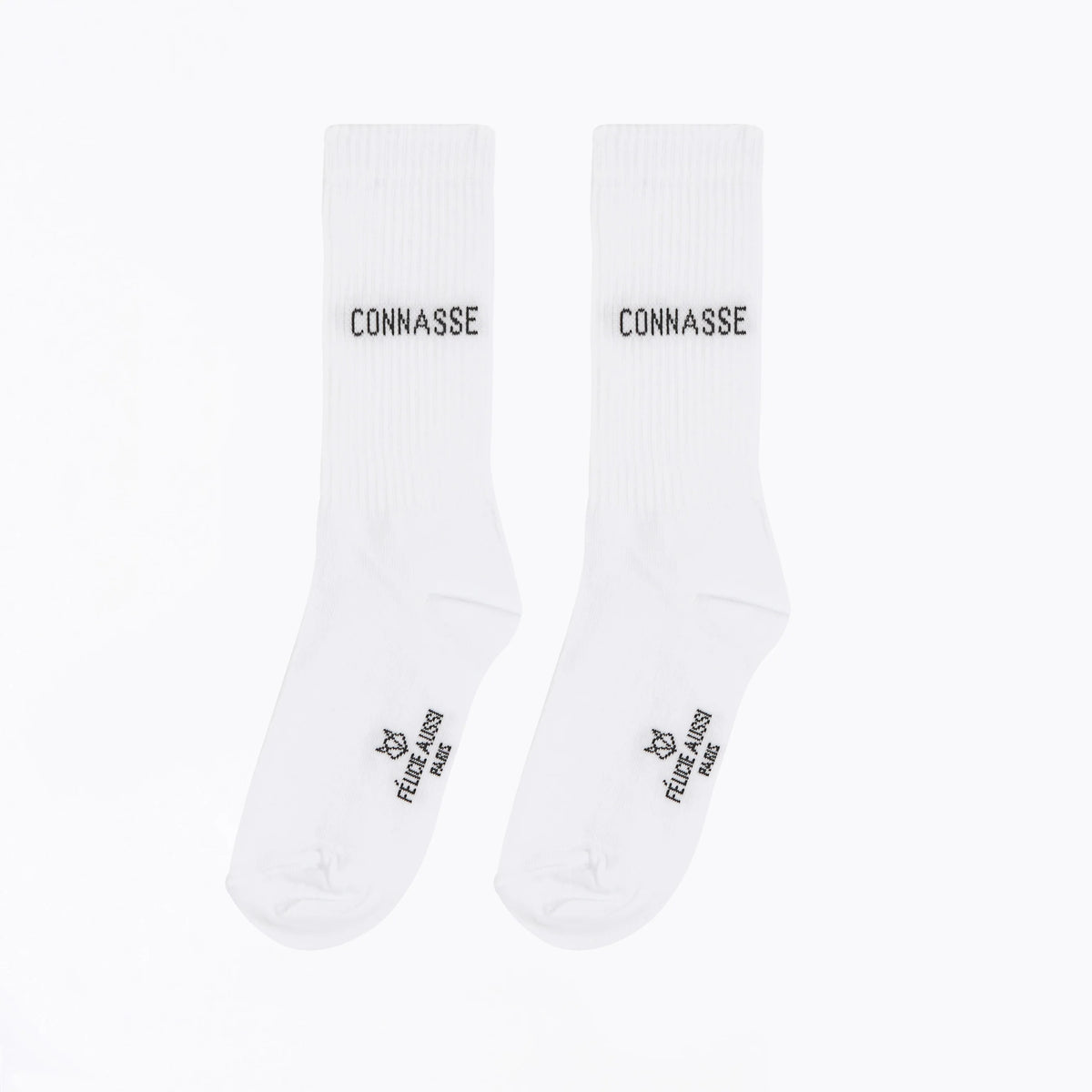Chaussettes Connasse blanc 40/45 Félicie Aussi