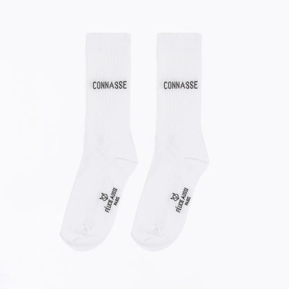 Chaussettes Connasse blanc 40/45 Félicie Aussi