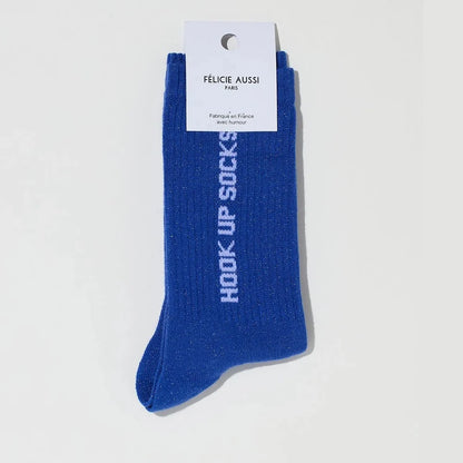 Chaussettes Hook Up Paillettes bleu - 36/40 Félicie Aussi