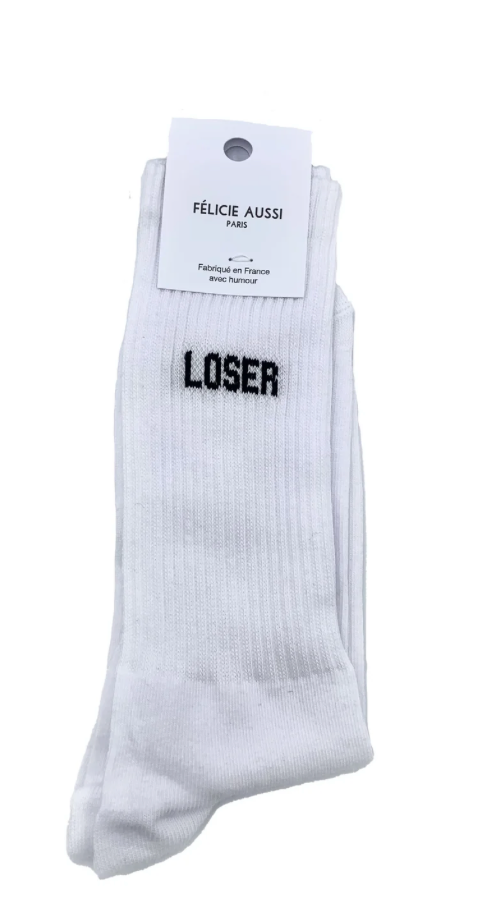 Chaussettes Loser Blanc - 40/45 Félicie Aussi