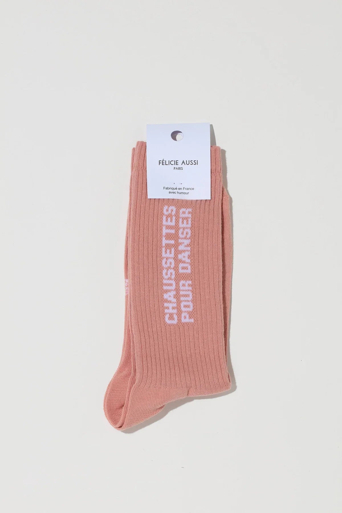 Chaussettes Pour Danser Rose fanée - 40/45 Félicie Aussi