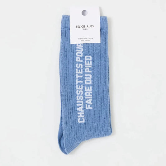 Chaussettes Pour faire du pied Chambray - 40/45 Félicie Aussi