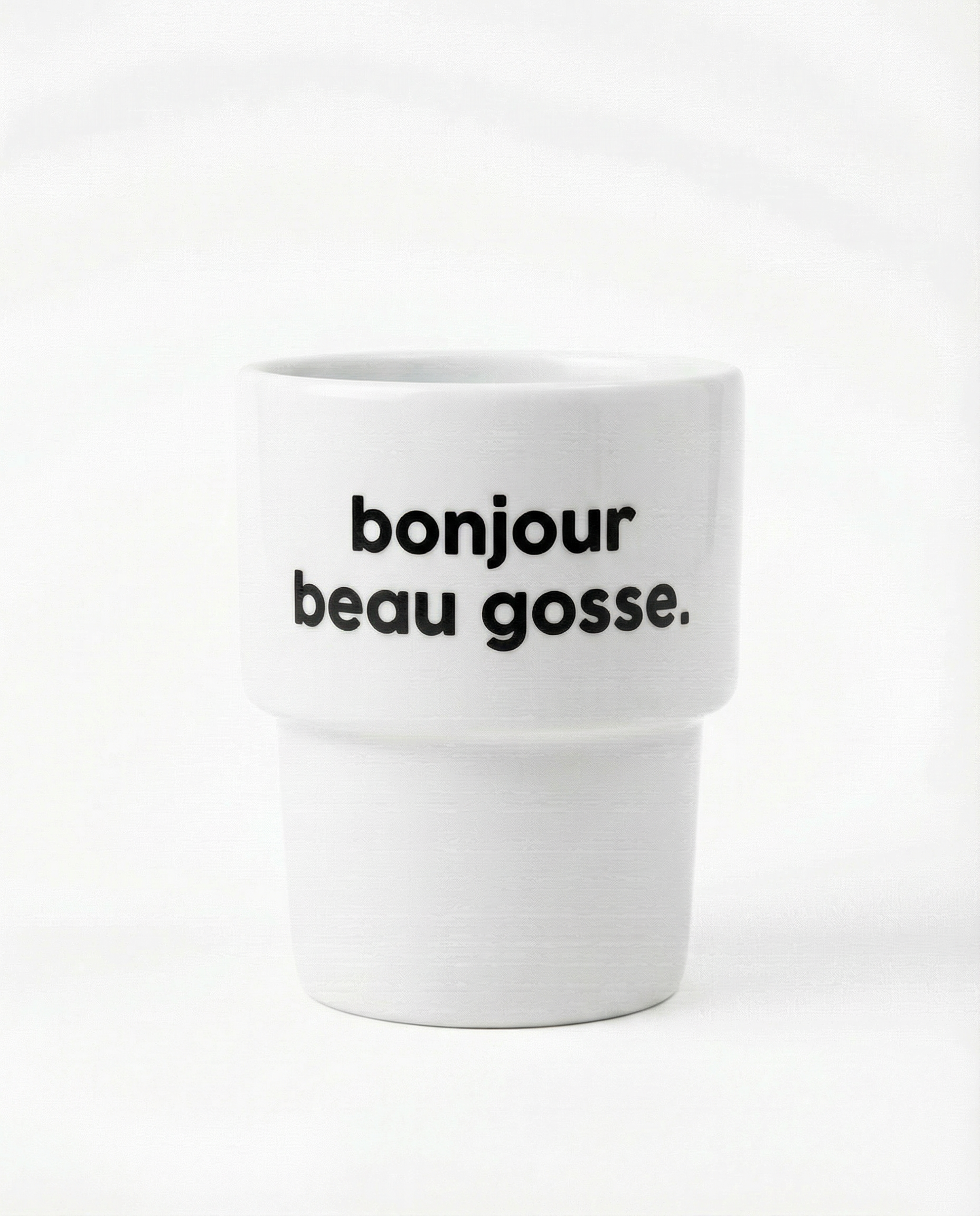 Gobelet Bonjour Beau Gosse - Félicie Aussi