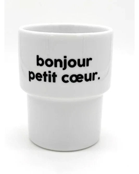 Gobelet Bonjour Petit Coeur - Félicie Aussi