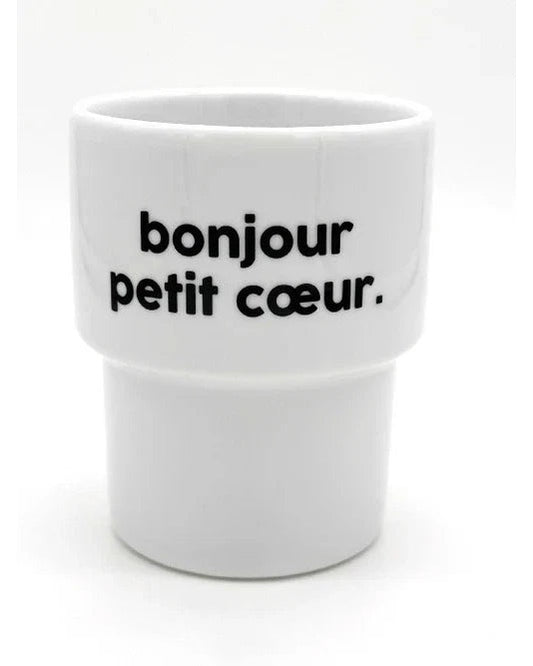 Gobelet Bonjour Petit Coeur - Félicie Aussi