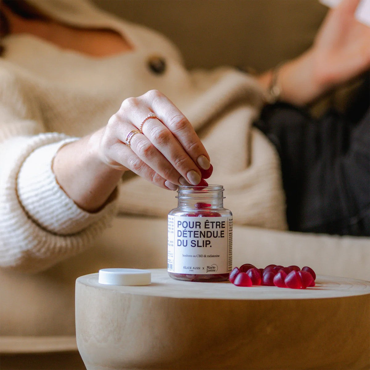 Gummies CBD et Mélatonine - Félicie Aussi ambiance produit