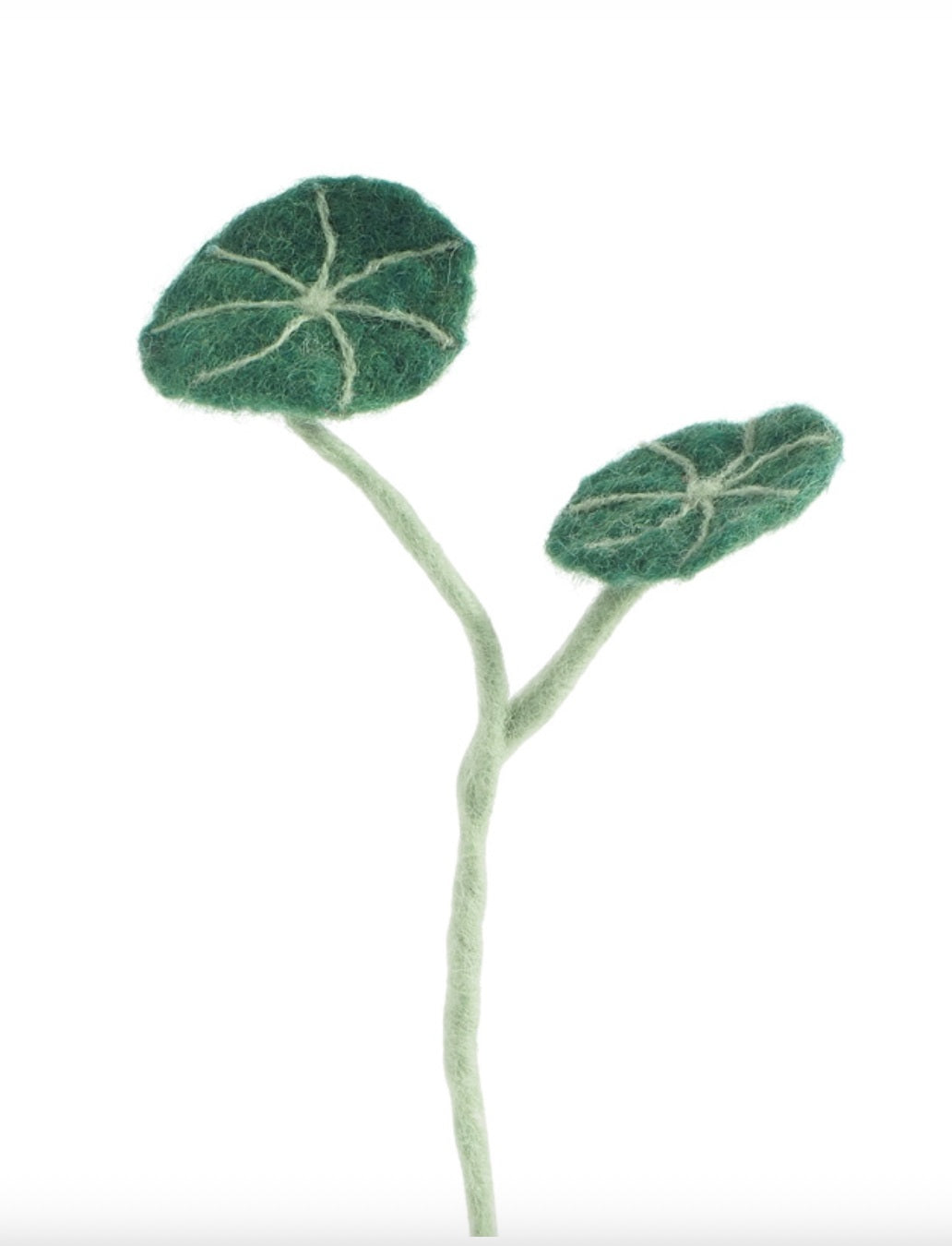 Feuille Stephania en laine – vue 1