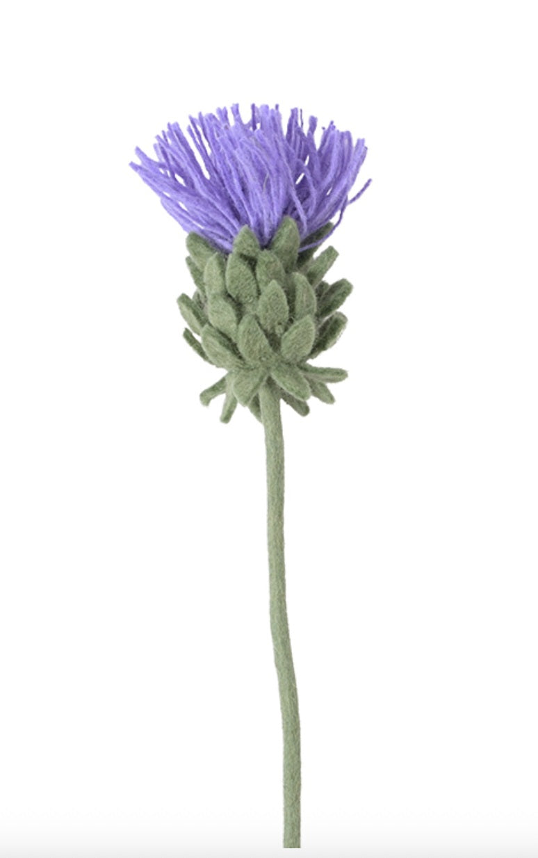 Fleur artichaut Blooming en laine – vue 1
