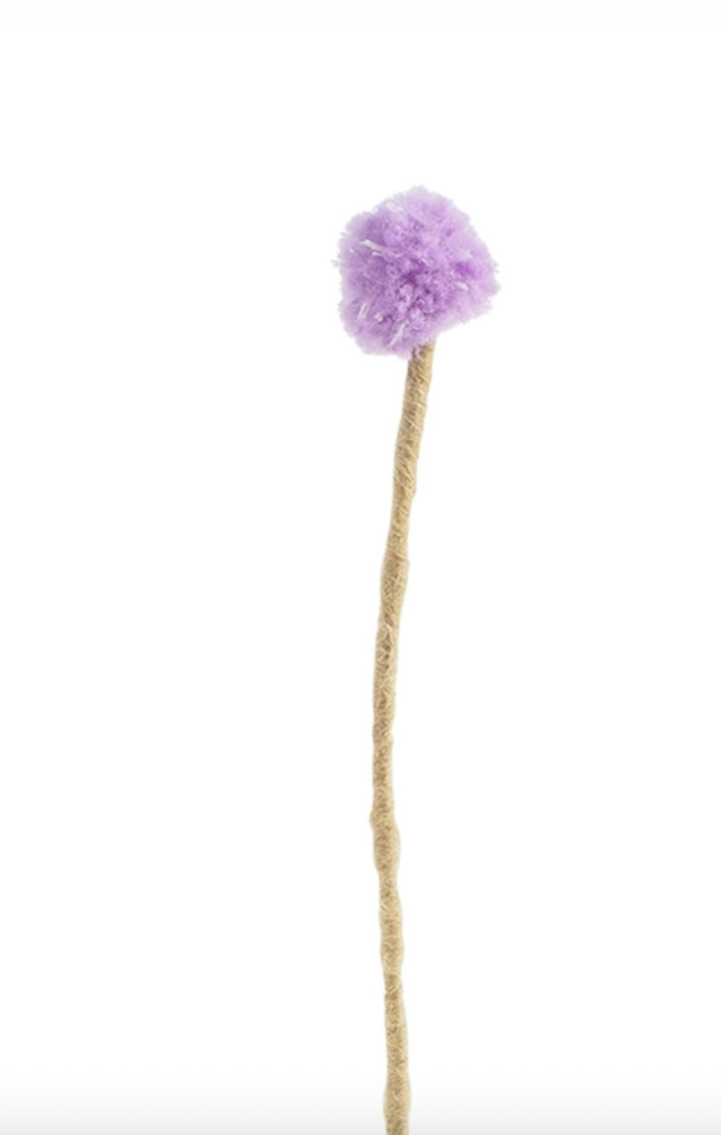 Fleur chardon Thistle en laine – vue 4