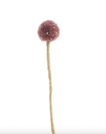 Fleur chardon Thistle en laine – vue 7