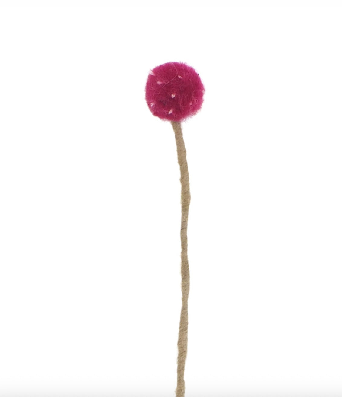 Fleur chardon Thistle en laine – vue 8
