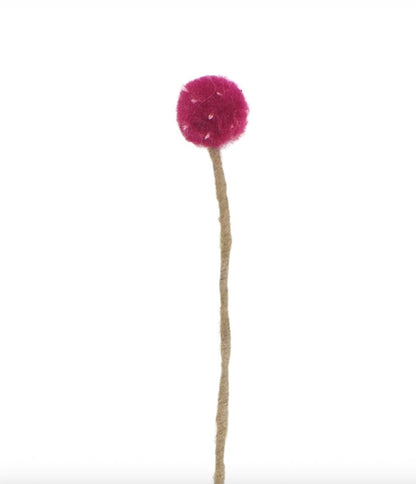 Fleur chardon Thistle en laine – vue 8