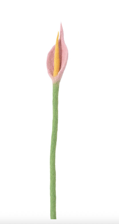 Fleur Flamingo en laine – vue 1
