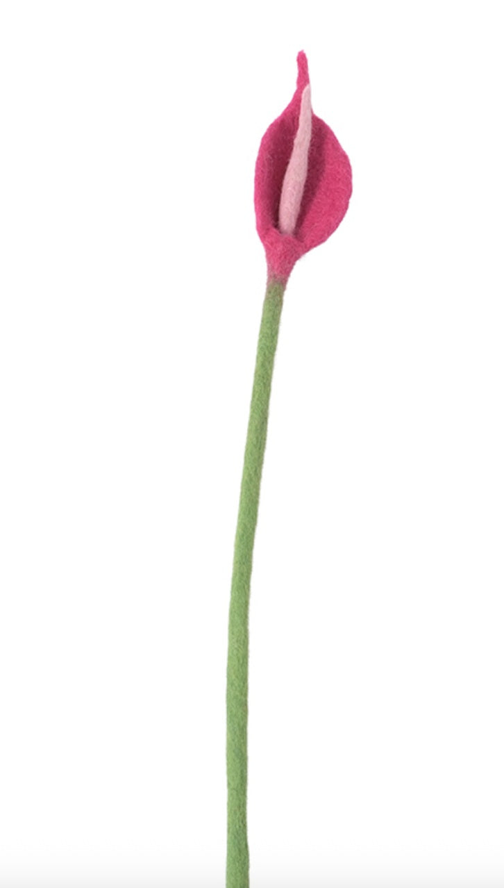 Fleur Flamingo en laine – vue 4