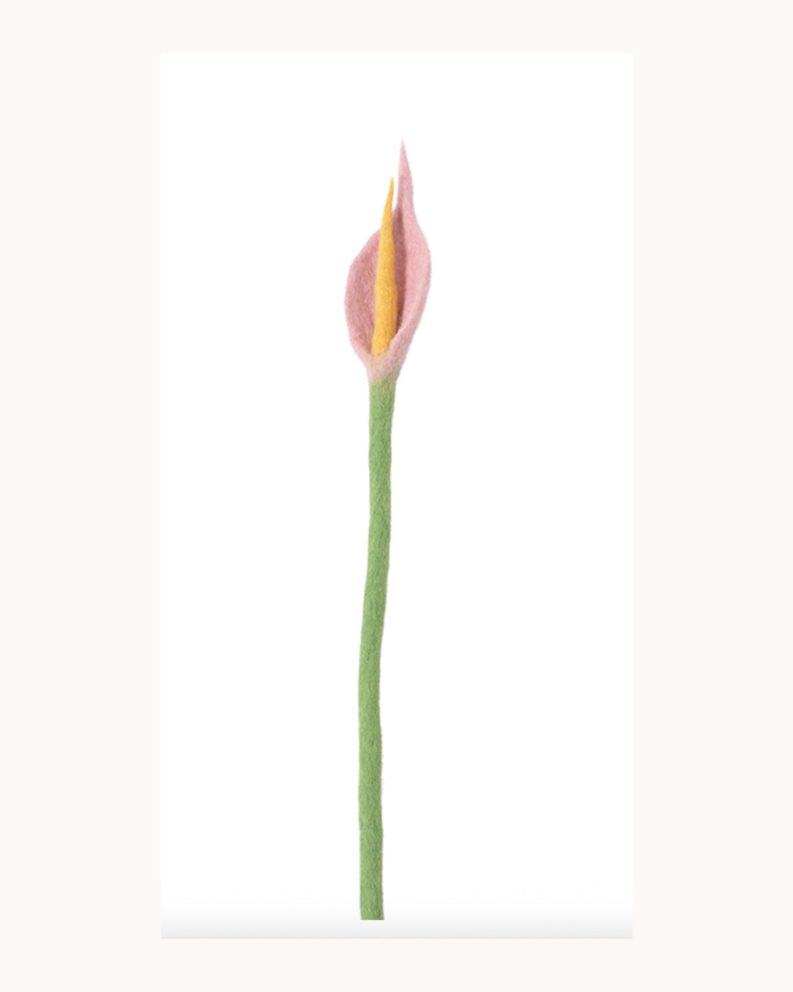 Fleur Flamingo en laine – vue principale 4:5