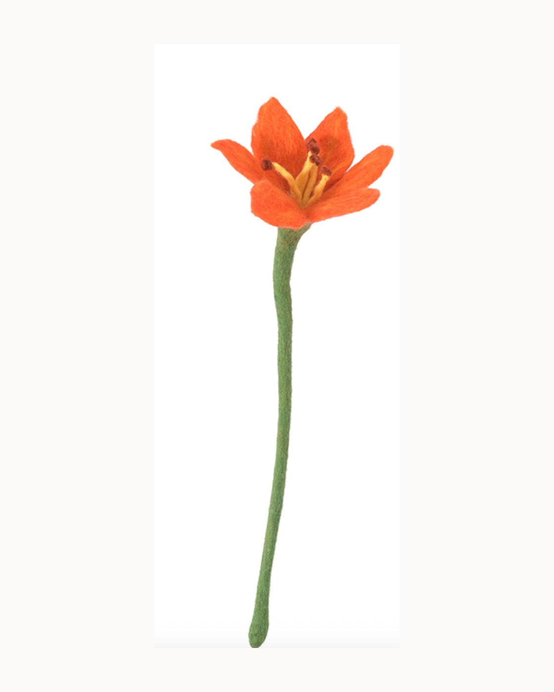 Fleur lys Lily en laine – vue principale 4:5