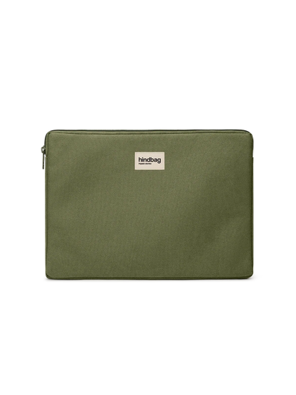 Housse ordinateur Ava 15 pouces Olive Hindbag vue produit
