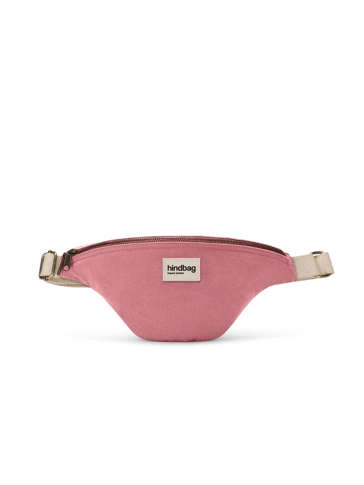 Sac banane Olivia Rose Blush Hindbag sur fond blanc