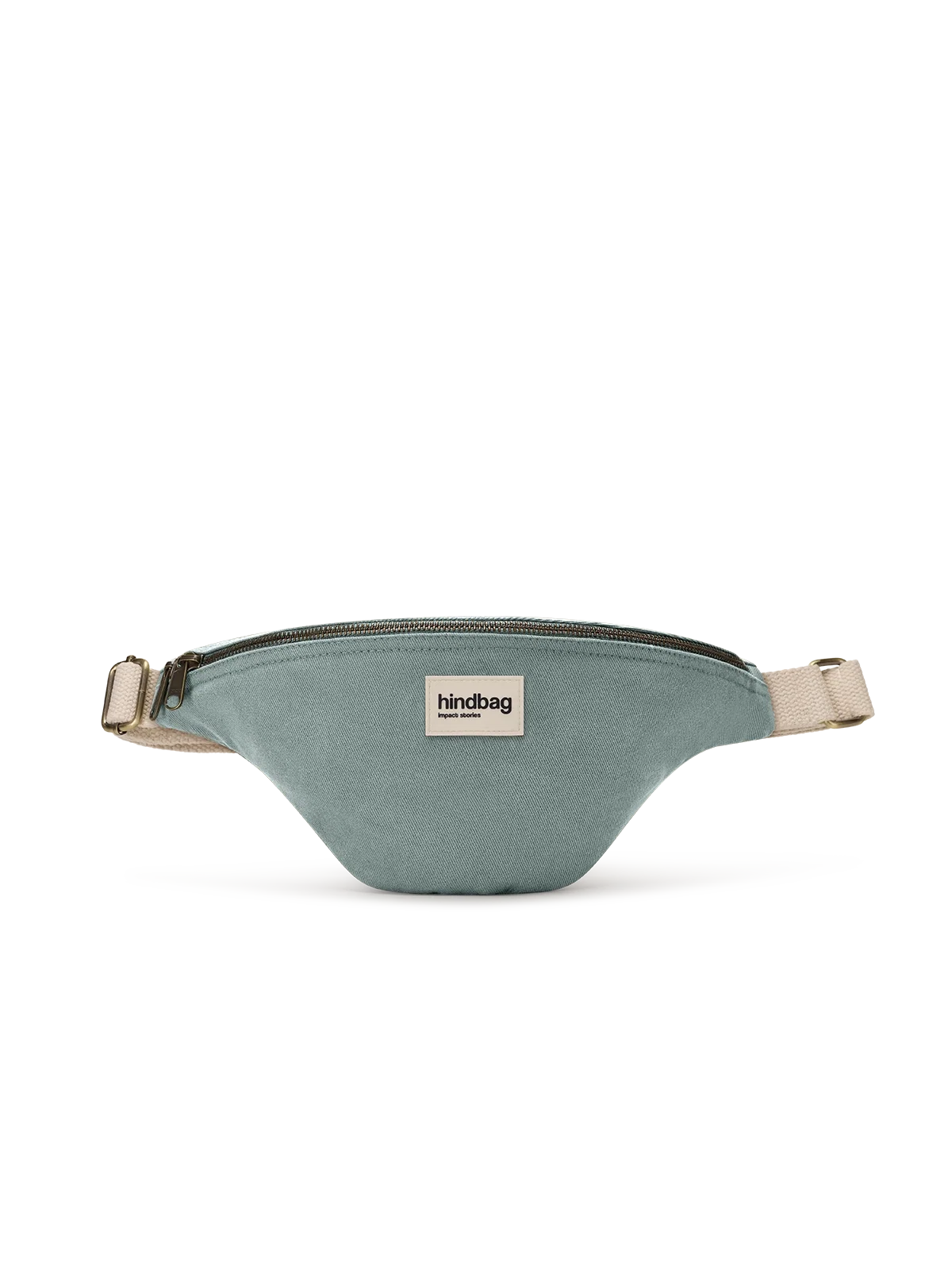 Sac banane Olivia Sauge Hindbag sur fond blanc