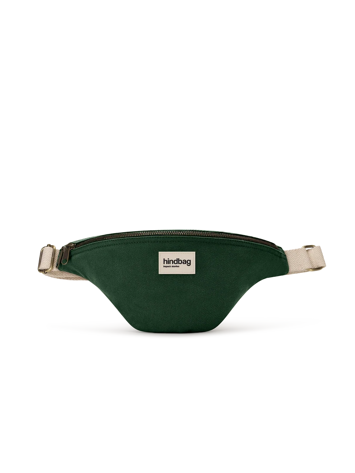 Sac banane Olivia Vert Sapin Hindbag sur fond blanc