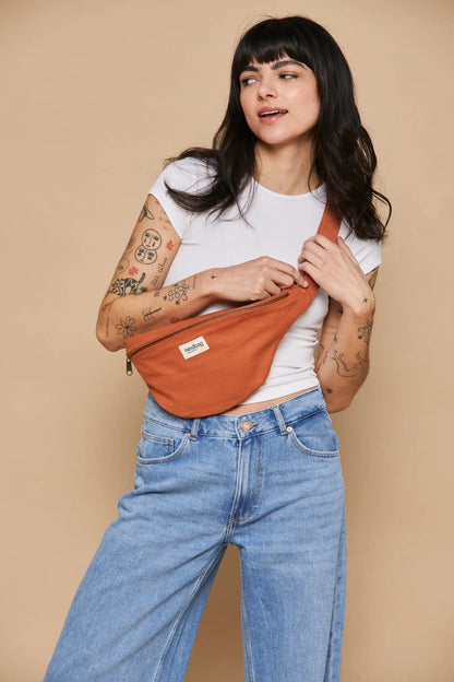 Sac banane Sasha Sienne Hindbag vue produit