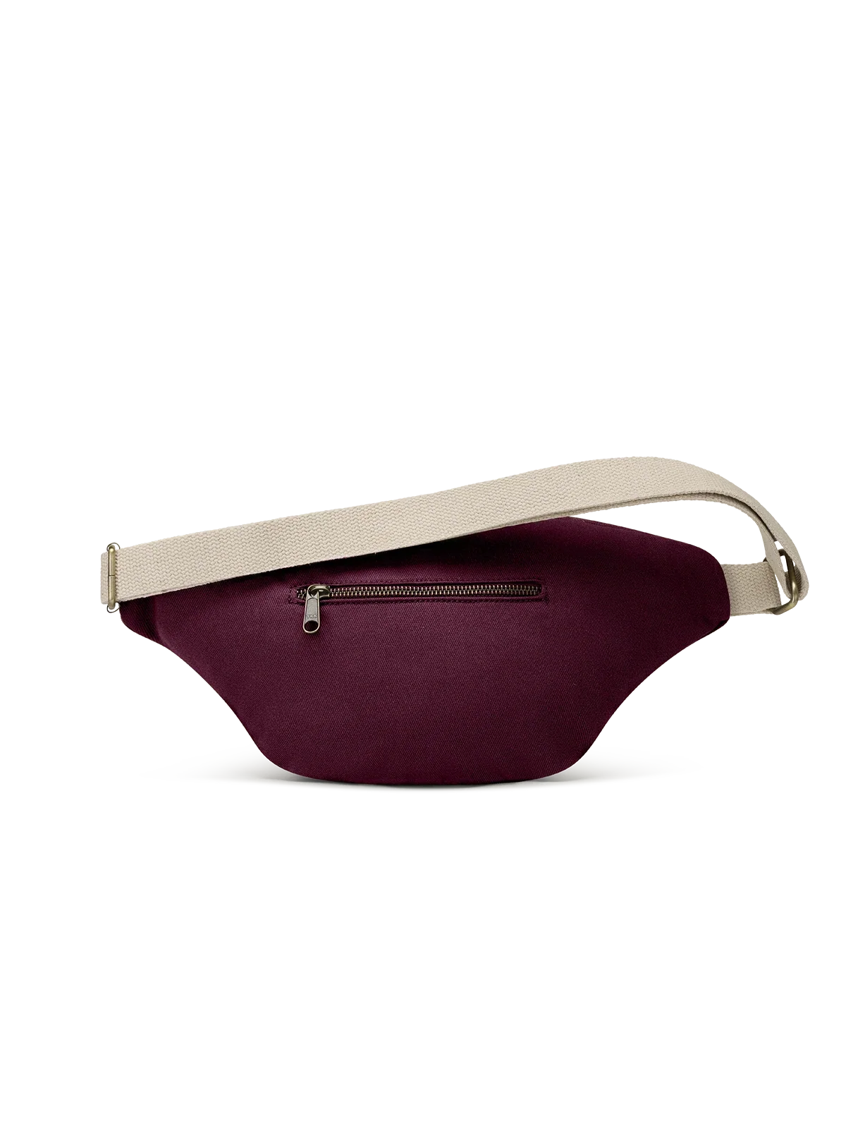 Dos du sac banane Sofia Prune Hindbag avec poche zippée