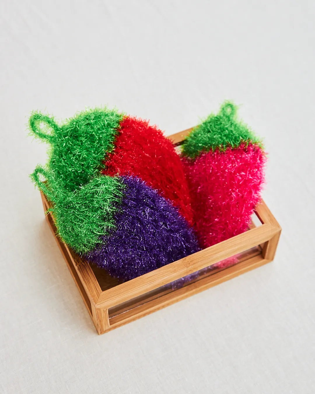 Éponge coréenne Framboise Joli Poom vue 2