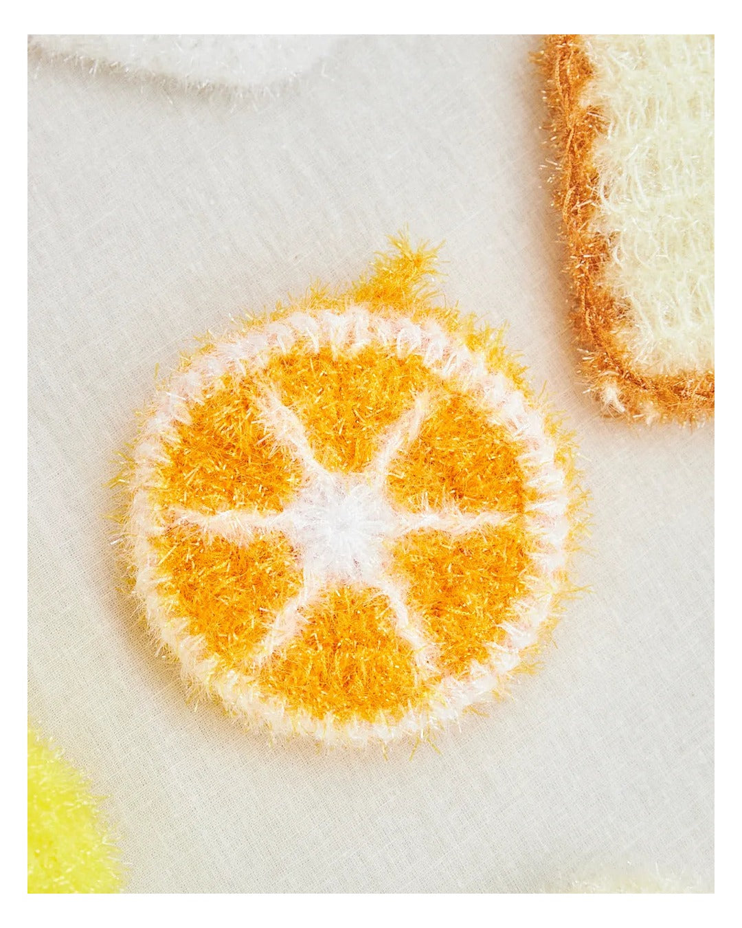 Éponge coréenne Rondelle d’orange Joli Poom vue principale