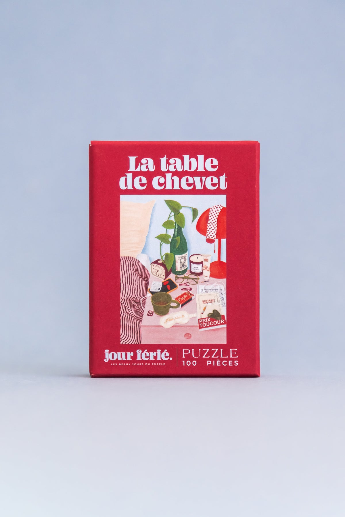 Mini puzzle La table de chevet 100 pièces Jour Férié : boite face