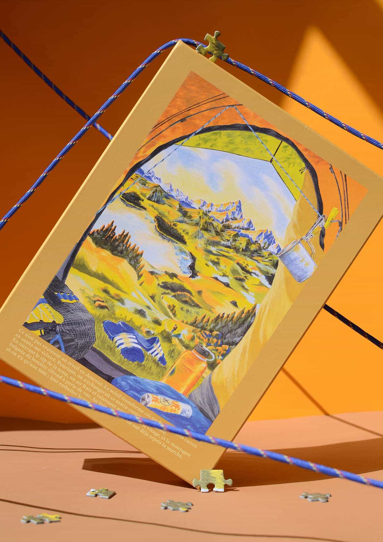 Puzzle Chambre avec vue Jour Férié présenté en situation