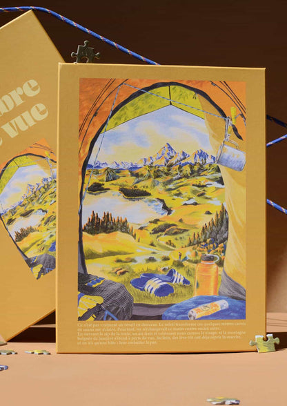 Puzzle Chambre avec vue fabriqué en France par Jour Férié