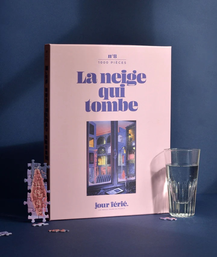Puzzle La neige qui tombe Jour Férié