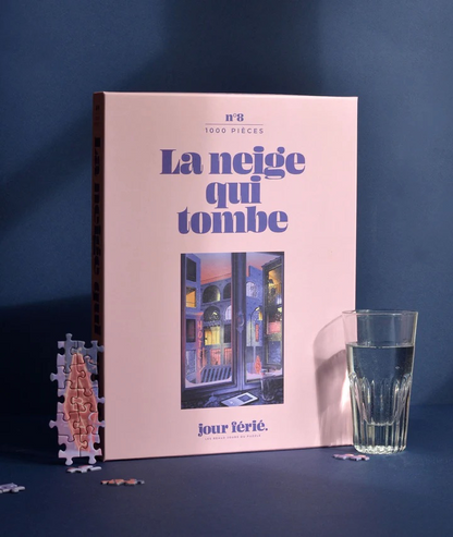 Puzzle La neige qui tombe Jour Férié