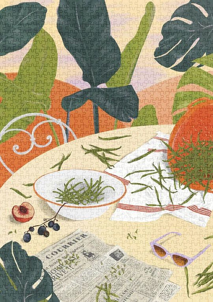 Illustration du puzzle Les haricots verts Jour Férié